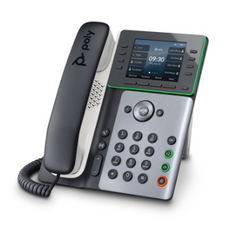 Poly Edge E320 IP Phone and PoE-enabled with Power Supply US, Part# 89B52AA#ABA