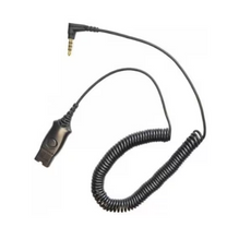 Poly 10ft Coiled Cable with 3.5mm to QD Connector, Part# 920Q1AA