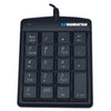 Manhattan MKB-N1, Numeric Keypad, USB, Wired, 18 Full-Size Keys, Black, Stock# 176354
