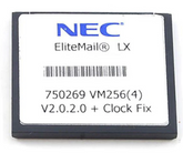 NEC VM256 (4) UNIT ~ NEC Elite IPK 4 Port 10 Hour 256MB Voice Mail Flash Media Unit   (Stock# 750269 )  NEW