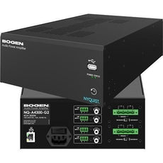 Bogen NQ-A4300-G2 Gen-2 Nyquist 4-Channel Audio Power Amplifier, Part# NQ-A4300-G2