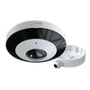 Speco O12MDP4 12MP IP Indoor / Outdoor 360° Fisheye Camera with Junction Box, People and Vehicle Detection, 1.65mm Fisheye Lens, White, Part# O12MDP4