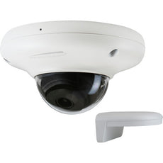 Speco 5MP Advanced Analytic IP Mini-Dome Camera with IR, 2.8mm fixed lens, Included Wallmount, White, NDAA, Part# O5P2