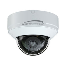 Speco O8VD3 8MP (4K) IP Dome Camera with Line Crossing and Intrusion Detection, NDAA Compliant, 2.8mm Fixed Lens, White, Part# O8VD3