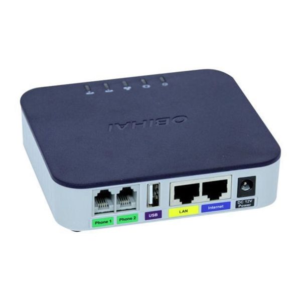 Polycom Obi302 Rear Polycom OBI302 Voice Adapter USB 2 FXS ATA, 2200-49532-001 – Telecom ...