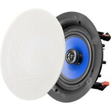Speco 6.5" 70/25V In-Ceiling Speaker with Magnetic Grille (Sold Each), Part# SPG6MT