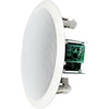 Speco SPIPG66T 6.5" IP Modern Grille In-Ceiling Speaker (White), Part# SPIPG66T