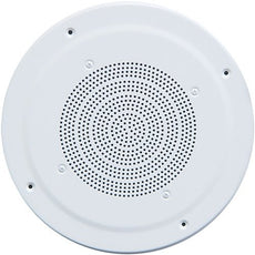 Speco IP 8" Grille In-Ceiling Speaker, Off-White, Part# SPIPG86TG