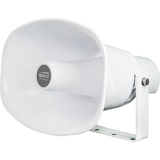 Speco SPIPH9AM IP Horn Speaker with Mic, 30W, PoE, Part# SPIPH9AM
