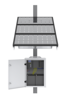 Speco SXC300 300W Solar Powered Panel, 4G Router, Enclosure, PoE Switch, Charge Controller, Part# SXC300