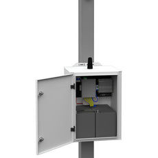 Speco SXU24VKIT Outdoor UPS Enclosure for Solar Panels, Part# SXU24VKIT