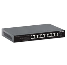 INTELLINET 9-Port PoE++ Switch with 8 x 2.5G Ethernet Ports and 1 SFP+ Uplink, IPS-08-2.5G01-230W, Black, Part# 562300