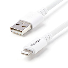 Startech 3 m (10 ft.) USB to Lightning Cable - Long iPhone / iPad / iPod Charger Cable - Lightning to USB Cable - Apple MFi Certified - White, Part# USBLT3MW