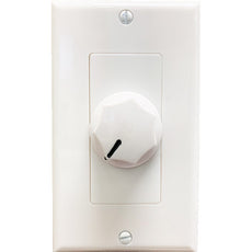 Speco 10W 70/25V Speaker Line Attenuator, Decora-Style - White, Part# WAT10DW