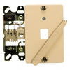 Suttle 630ABC4-52 Wall Mount 4-Conductor Jack Assembly with 797A Termination Tool-Quick Connects-Electrical Ivory, Stock# 630ABC4-52