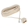 Suttle 4-conductor Duplex Modular Extension Line Cord, 25 ft.