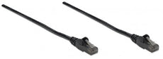 INTELLINET/Manhattan 343350 Network Cable, Cat6, UTP 14 ft. (5.0 m), Black (10 Packs), Stock# 343350