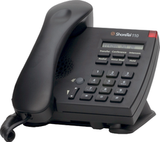 ShoreTel IP 110 Black IP Phone (Part # 10177) ~ Refurbished