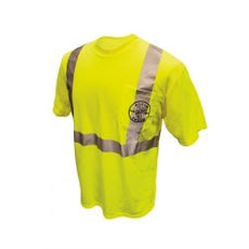 Reflective HiViz Green T-Shirt, Small, Stock# MBA00055-0