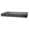 PLANET SGSW-24240R IPv6, 24-Port MiniGBIC/SFP Gigabit Layer2/L4 Advance SNMP Manageable Switch + 8-Port 10/100/1000Base-T,  trunking stack up to 16 Units, w/-48V Redundant Power, Stock# SGSW-24240R