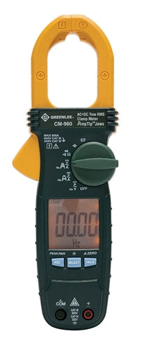 Greenlee CM-960-C CLAMPMETER,AC/DC-CALIBRATED (CM-960-C), Stock# CM-960-C