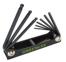 Greenlee WRENCH,HEX-KEY BALL-END 9 PC ~ Cat #: 0254-12