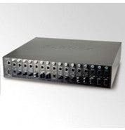 PLANET MC-1610MR48 19" 16-slot  SNMP Managed Media Converter Chassis (-48VDC) with redundant power option, Stock# MC-1610MR48