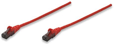 INTELLINET 347396 Network Cable, Cat6, UTP 0.5 ft. (0.15 m), Red (10 Packs), Stock# 347396