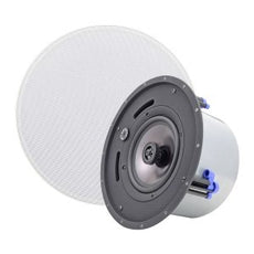 Speco 6.5" Premium Metal  Backcan Speakers w/70V Transformer, Magnetic Grille, each, Stock# SPCE6T