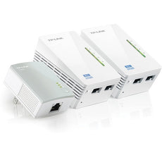 TP-LINK 300Mbps Wi-Fi Range Extender, AV500 Powerline Edition, Stock# TL-WPA4220NET
