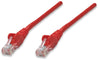 INTELLINET/Manhattan 320603 Network Cable, Cat5e, UTP 50 ft. (15.0 m), Red (20 Packs), Stock# 320603