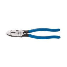 Klein Tools 9" High-Leverage Side-Cutting Pliers - Lineman's Bolt-Thread Holding Stock# D2000-9NETH