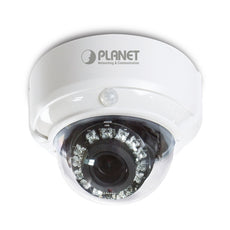 PLANET ICA-4500V 5 Megapixel POE IP Dome Camera, Sony Exmor Sensor, 20M Infrared with ICR, PIR, 3DNR, Vari-Focal, Stock# ICA-4500V