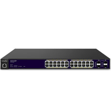 ENGENIUS N-EGS7228P Kit  24 Port L2 PoE Switch + (2) EAP600 Access Point, Stock# N-EGS7228P Kit