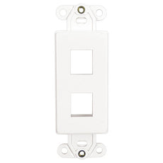 PRIMEX Decorative Wall Plate Inserts, 2 Port