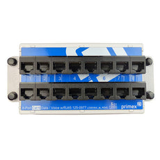 PRIMEX Cat6 Data/Voice Module, 8 Port - RJ45, Tool-less Part# 125-0977