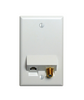 PRIMEX 2 Port Wall Plate, Angled, Part# 125-0984-WT