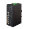 PLANET IGS-504HPT IP30 5-Port Gigabit Switch with 4-Port 802.3AT POE+ (-40 to 75 C), Stock# IGS-504HPT