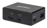 Manhattan Steam Deck Travel Dock and 52W USB Charger - Two USB-C and Two USB-A Ports, Part# 130554