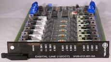 Mitel Digital Line (12 CCT) 12 Circuit Digital Line Card - Part# 9109-012-001-NA   Refurbished