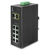 PLANET IGS-10020MT IP30 Industrial 8* 1000TP + 2* 100/1000F SFP Full Managed Ethernet Switch (-40 to 75 degree C), Stock# IGS-10020MT