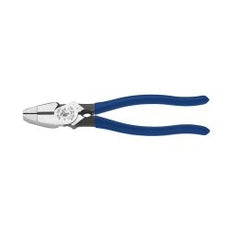 Klein Tools 9" High-Leverage Side-Cutting Pliers - Lineman's Bolt-Thread Holding Stock# D213-9NETH