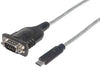 Manhattan Connects One Serial Device to a USB Type-C Port, FTDI FT232RL Chip, 45 cm (18 in.), Part# 151566