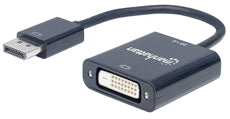 Manhattan DisplayPort 1.2a to DVI-D Adapter, Part# 152228