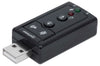 Manhattan Hi-Speed USB 3D 7.1 Sound Adapter, Part# 152341
