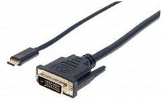 Manhattan USB-C to DVI Adapter Cable, Part# 152457
