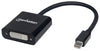 Manhattan Passive Mini DisplayPort to DVI-I Adapter, Part# 152532
