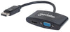 Manhattan 2-in-1 4K DisplayPort Adapter, Part# 152587