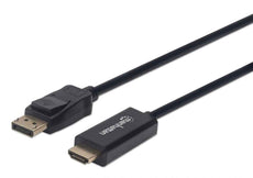 Manhattan 153188 1080p DisplayPort to HDMI Cable, Part# 153188