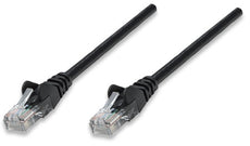 INTELLINET/Manhattan 320801 Network Cable, Cat5e, UTP 100 ft. (30.0 m), Black (30 Packs), Stock# 320801